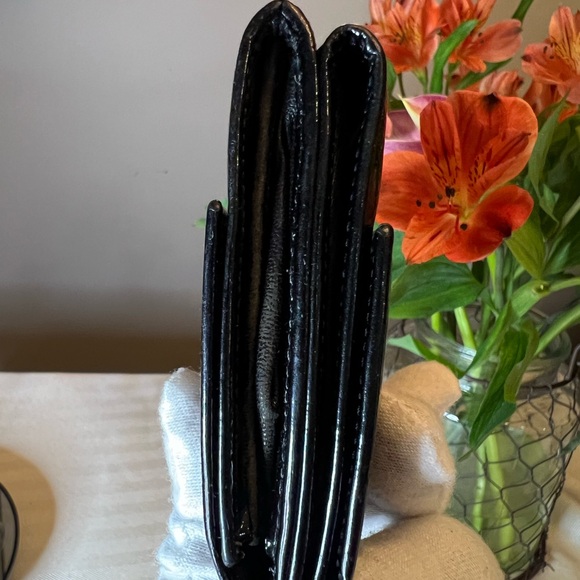 CHANEL Patent Leather Compact Tri-Fold Wallet - Picture 10 of 10